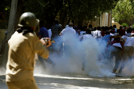 Tear gas, Srinagar