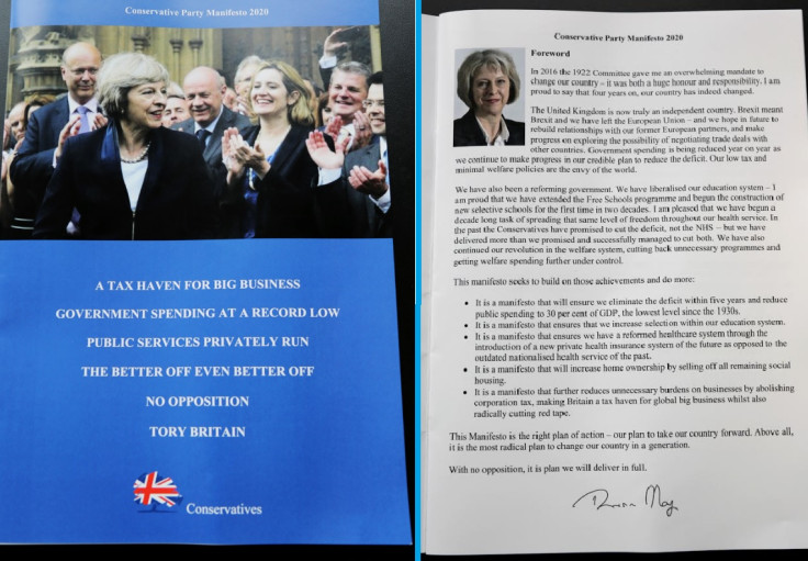 Fake Conservative manifesto