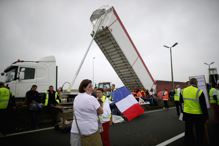 Calais protest