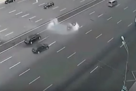 Putin's Driver crashes in Moscow 