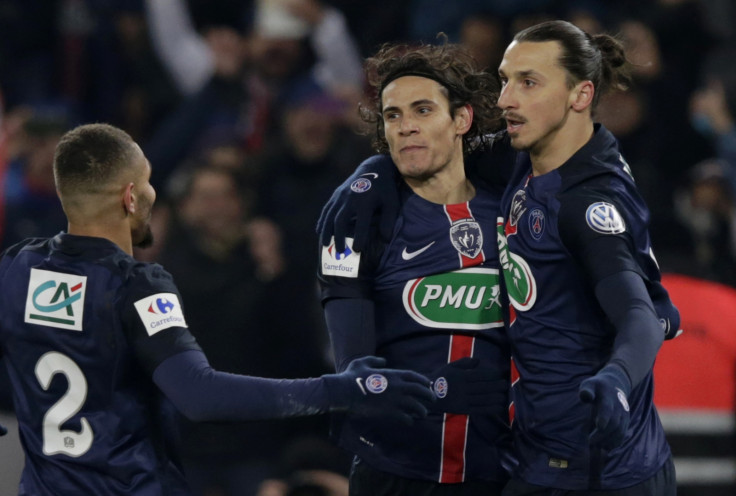 Edinson Cavani and Zlatan Ibrahimovic