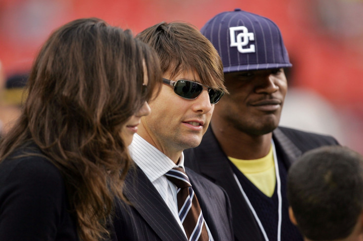 Tom Cruise, Katie Holmes and Jamie Foxx