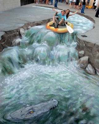 Astounding 3D Images by Beever on UK streets.