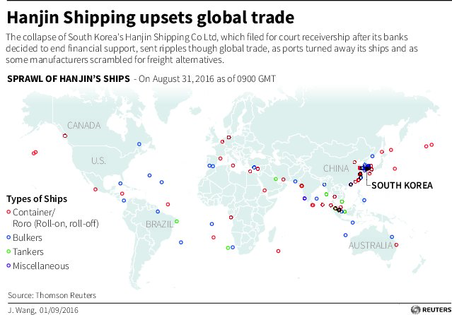 Samsung Hanjin cargo ship