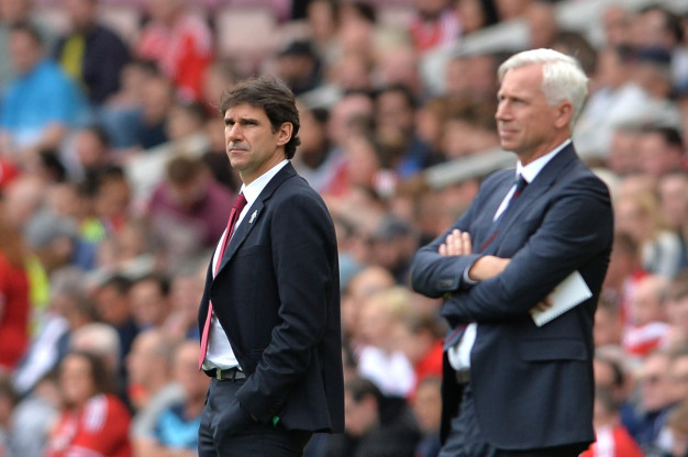 Aitor Karanka and Alan Pardew Aitor Karanka and Alan Pardew