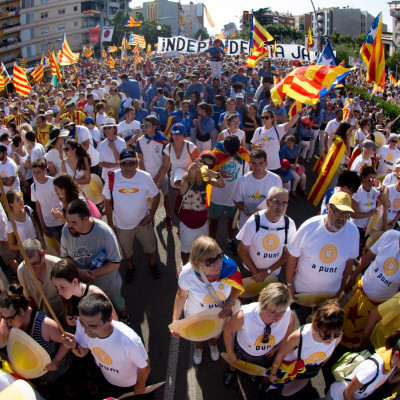Catalan independence protest