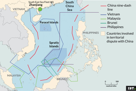 South China Sea: disputed areas