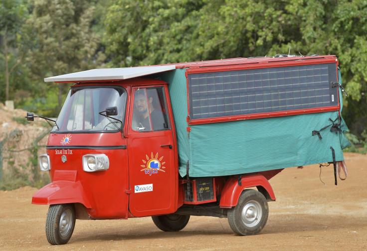 Solar-powered tuk tuk