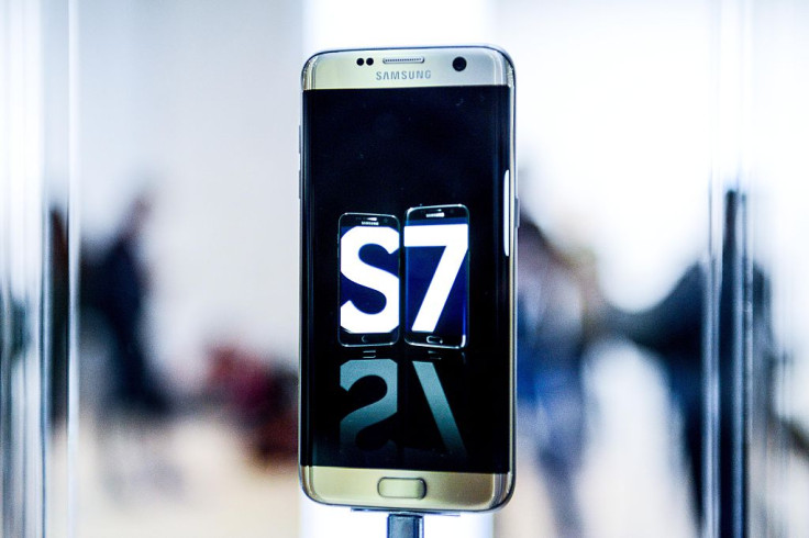 A Samsung Galaxy S7 phone