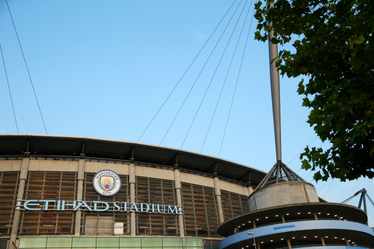 The Etihad before kick-off