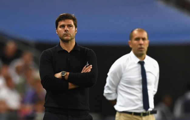 The managers on the touchline The managers on the touchline