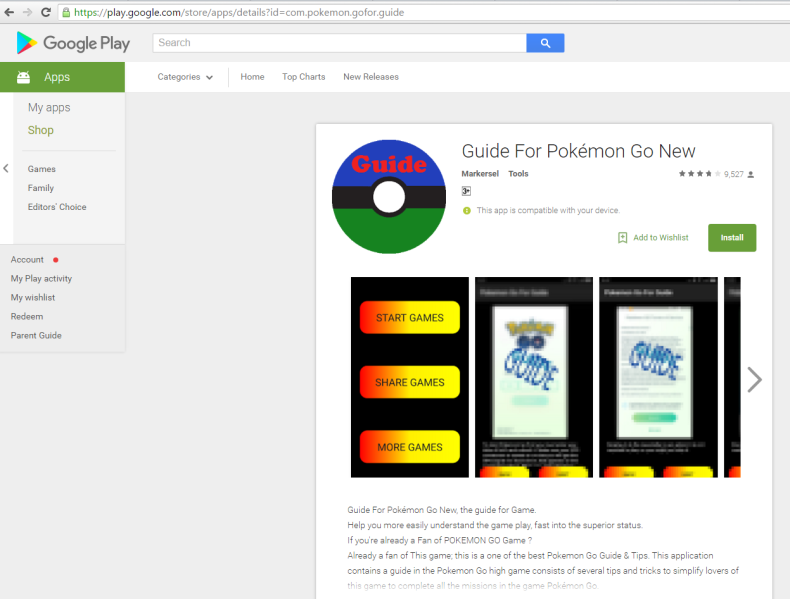 Guide for Pokemon Go app