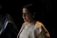 Indian external affairs minister Sushma Swaraj 