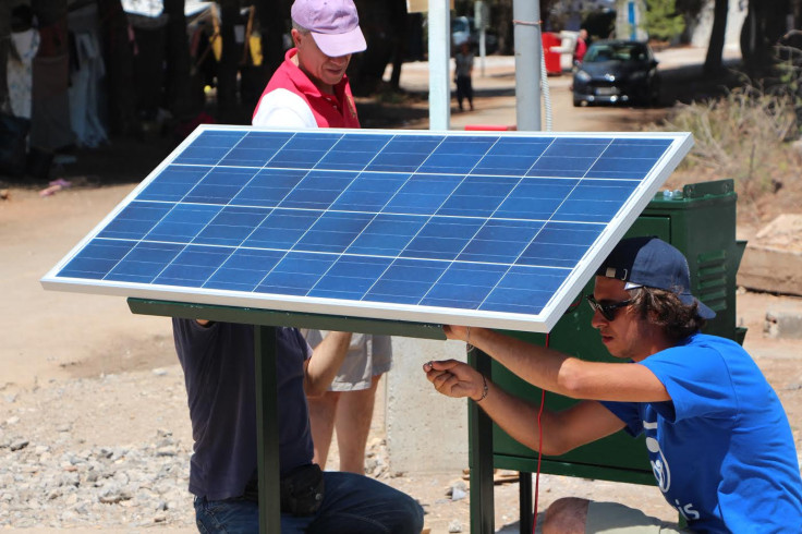 Refugee solar project