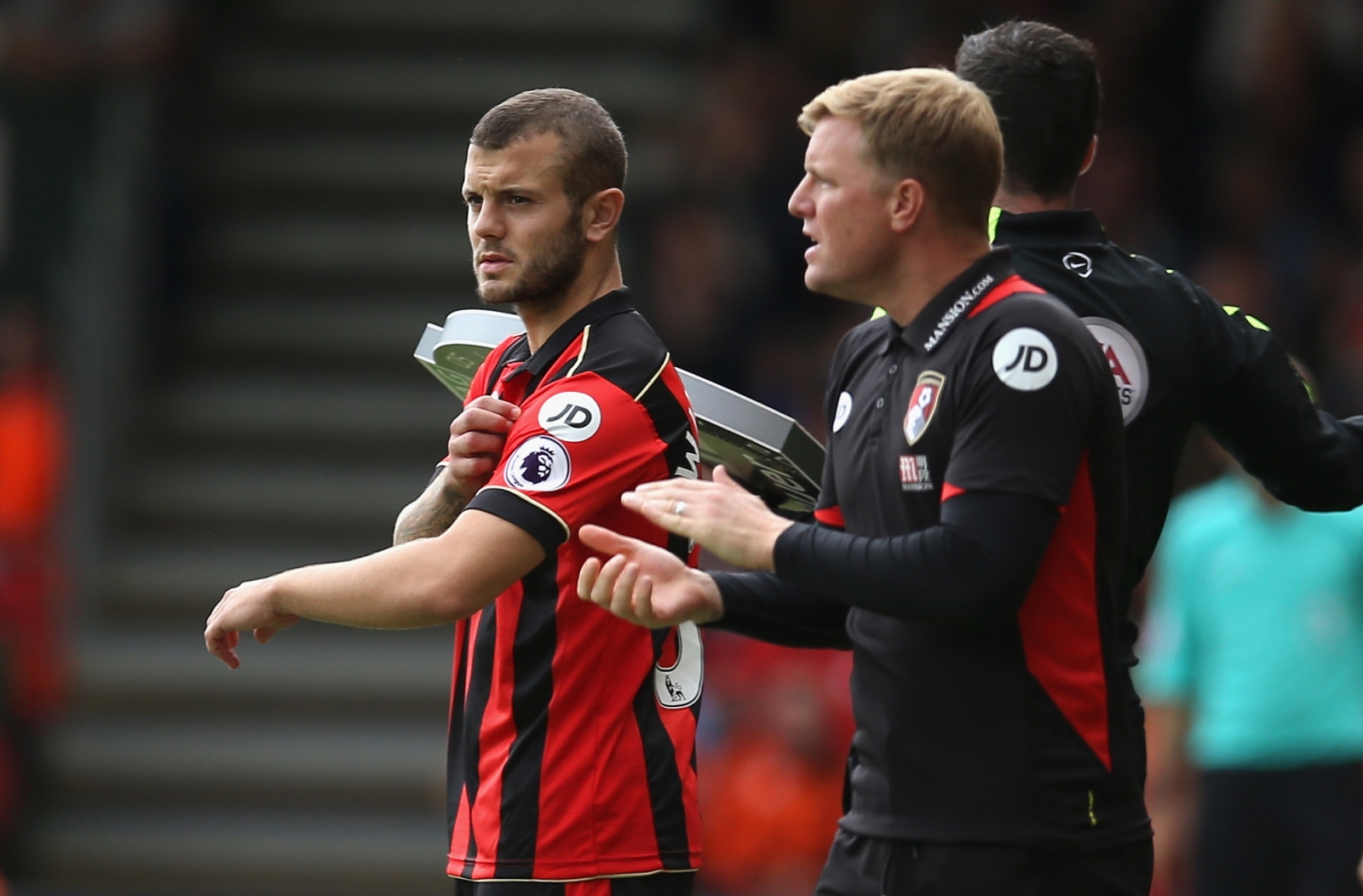 Bildresultat för eddie howe jack wilshere