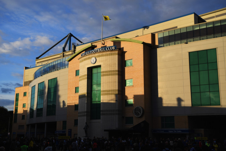 The pre-match scene at Stamford Bridge