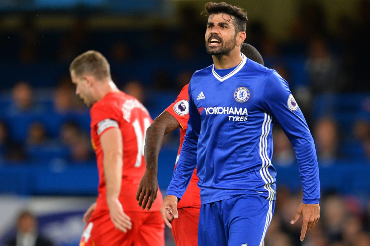 Diego Costa cuts a frustrated figure