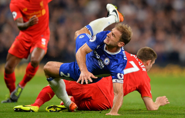 James Milner wins the ball James Milner wins the ball