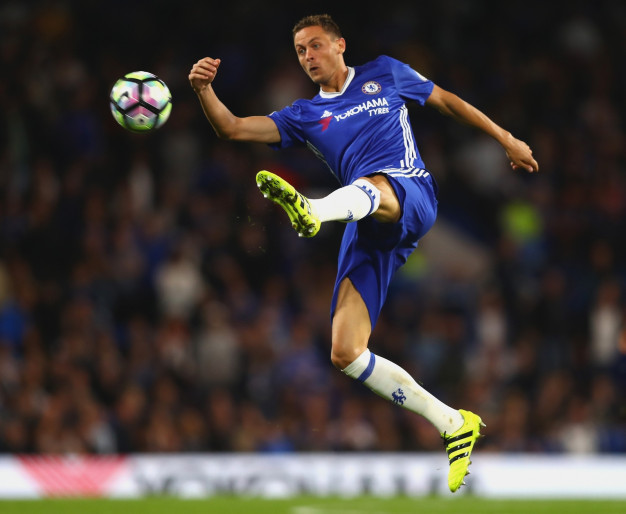 Nemanja Matic wins the ball Nemanja Matic wins the ball