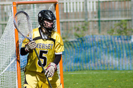 Anthony Hayes playing for Heaton Mersey Lacrosse