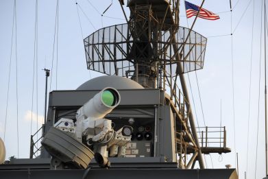 US Navy laser weapon