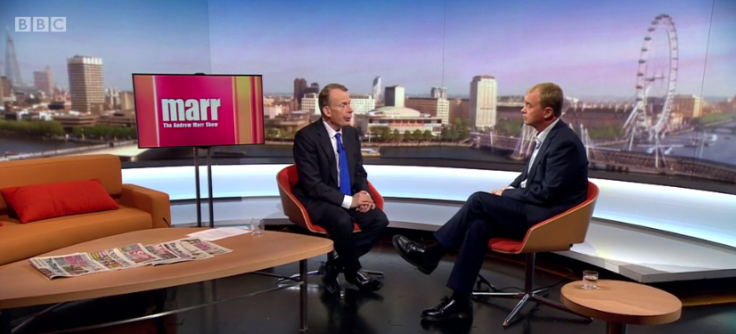 Tim Farron on Andrew Marr show