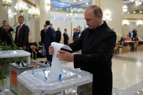 President Putin casts his vote