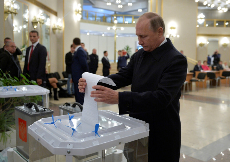 President Putin casts his vote