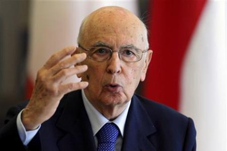 Italian President Napolitano