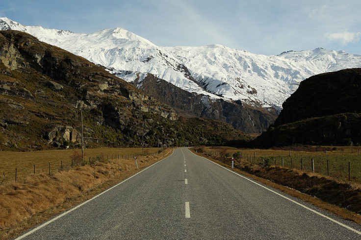 A road in Wanaka, New Zealand