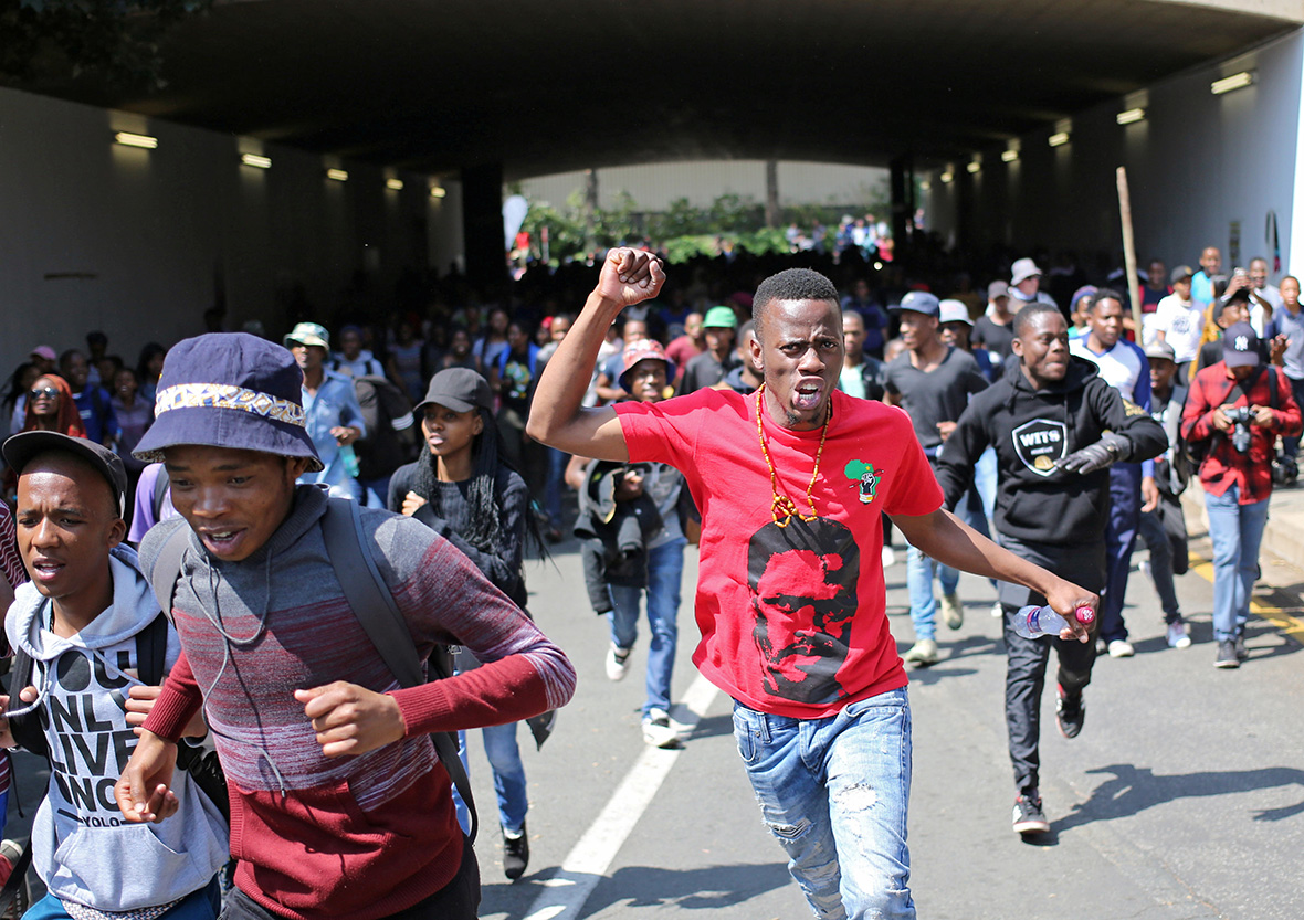 South Africa university fees protests
