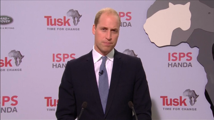 Prince William makes personal plea to save elephants and rhinos from distinction