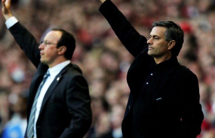 Jose Mourinho and Rafael Benitez