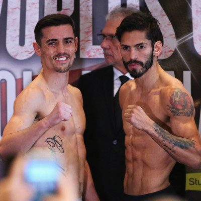 Anthony Crolla and Jorge Linares