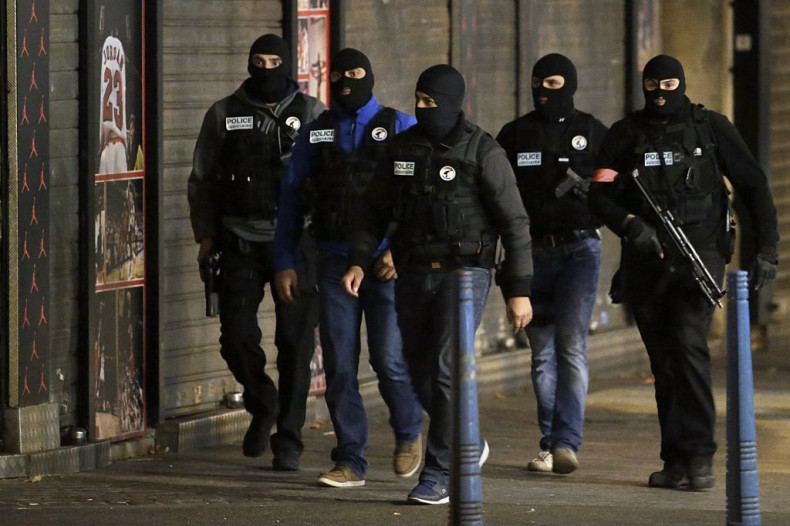 French police patrol Saint Denis, Paris, followingthe