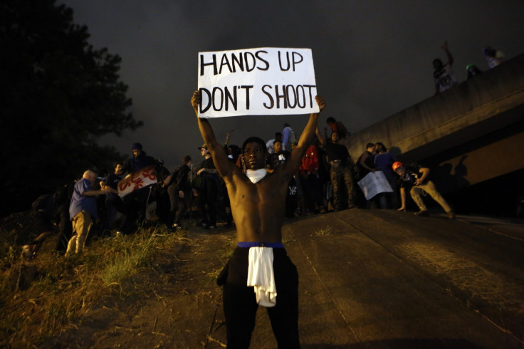 Protesters in Charlotte