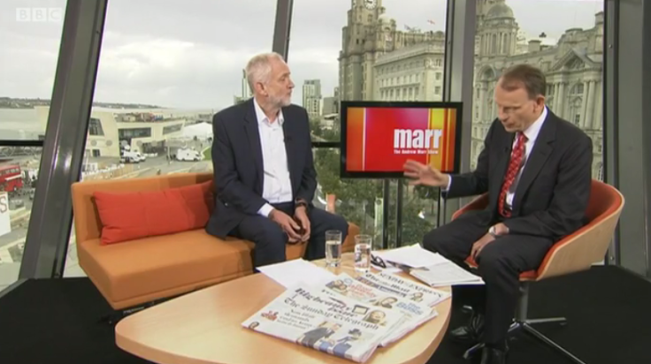 Jeremy Corbyn Andrew Marr