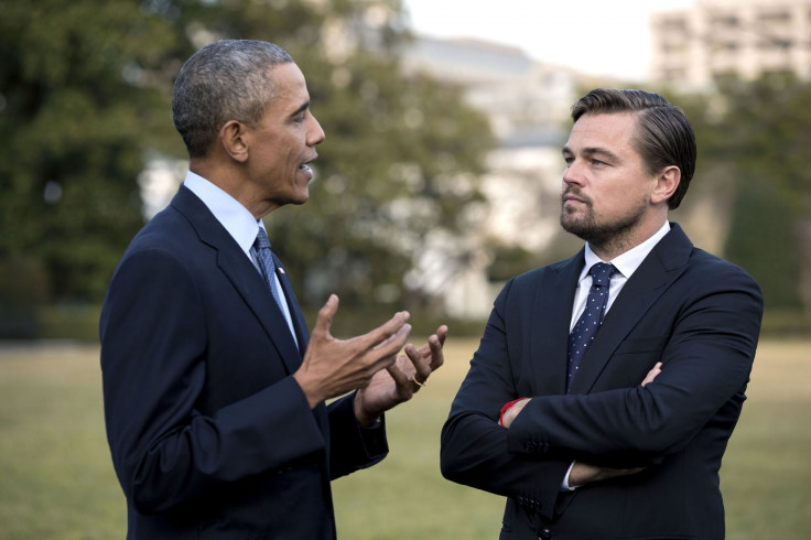 Obama and Leonardo DiCaprio