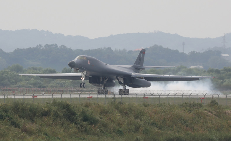 US bomber returns from South Korea