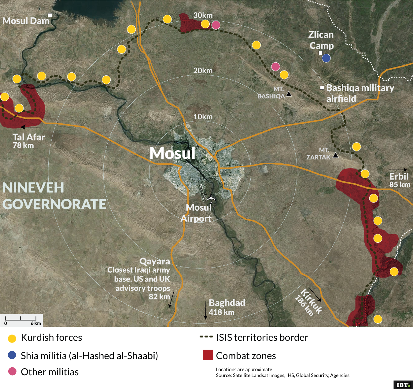 Isis In Mosul Recapturing The Islamic State Stronghold In Iraq   Mosul Troops Positions 