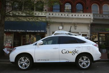 Google self-driving car accident in Mountain View