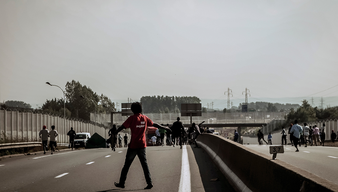 Calais Jungle closure