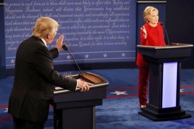 1st US Presidential Debate 2016: Donald Trump and Hillary Clinton: 
