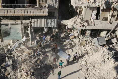 Aleppo bombardment