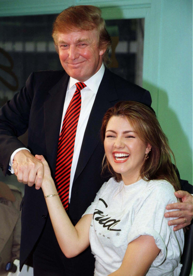Alicia Machado and Donald Trump