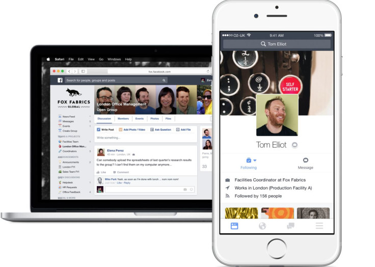 Facebook at Work launching next month