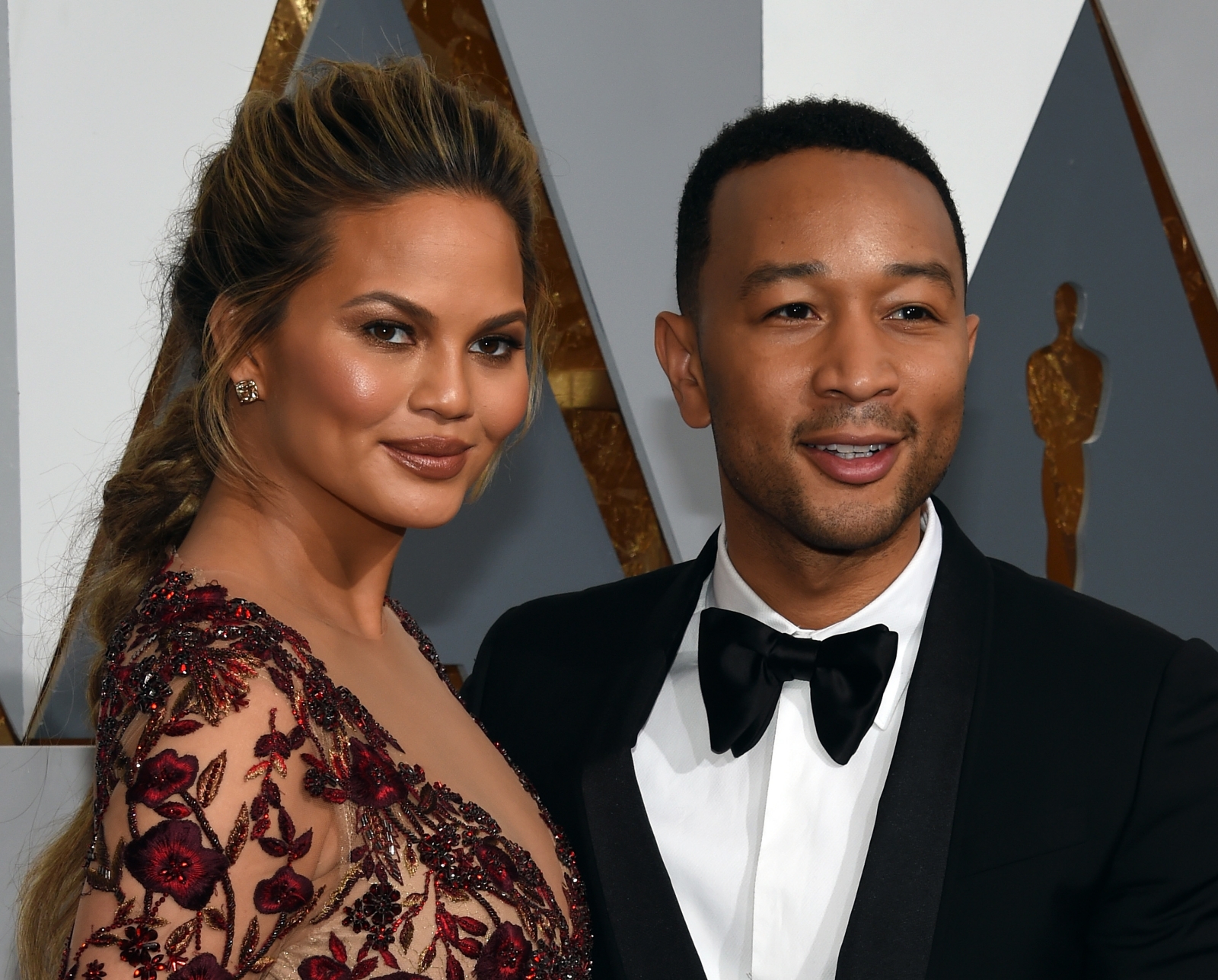 Chrissy Teigen Goes Naked Alongside A Fully Dressed John Legend To Wish ...