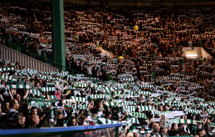 The scene at Celtic Park