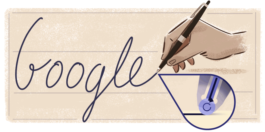 Google doodle ballpoint pen