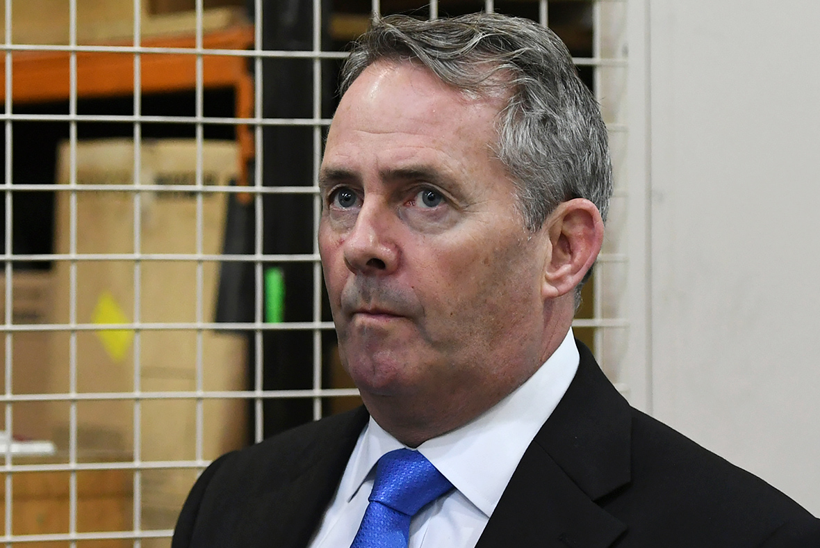 Trade Minister Liam Fox Says That UK Is Committed To Free And Open   Liam Fox 